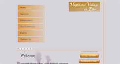 Desktop Screenshot of highlandvillageofelko.com